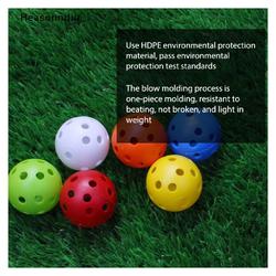 Bola Golf Plastik Berongga Warna