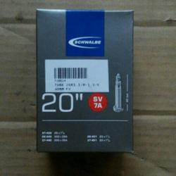 Tube SV7A Schwalbe 20x1.1/8-1.3-8/8 . Ban Dalam Schwalve 20x1,1/8-1,3-8/8 SV 7A