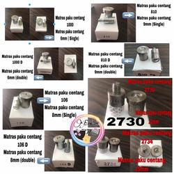 1sets matras paku centang / moulding cetakan paku centang keling