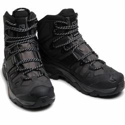 all black salomon boots