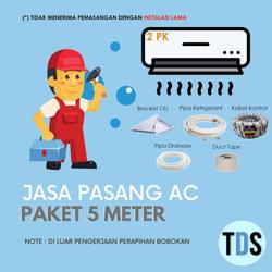 Promo Paket Pasang AC 1/2 PK - 1 PK + Material (5 meter) Cicil 0% 3x