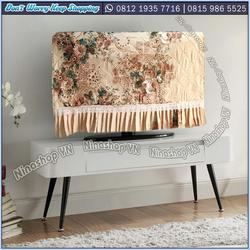 cover tv, bando tv, tutup tv LED/LCD motif Shabby Crem - 65 inch