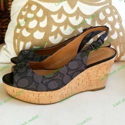 coach platform sandals