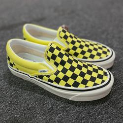 vans yellow checkered