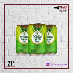 Pokka Green Tea Jasmine Can 330ml x 3 Kaleng