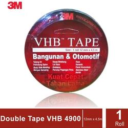 Double tape 3M VHB merah 12mm x 4,5 meter