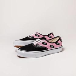 pink vans with flames