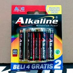 Battery / Batu Baterai / Batere / Batre ABC ALKALINE AA / A2 Per PACK