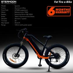 Jual Fat eBike Steamoon Touring 750w 