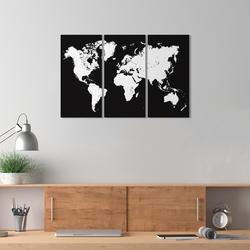 Jual Hiasan Dinding Wall Decor Peta Dunia World Map Vintage Kamar Rumah ...