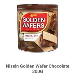 Wafer Nissin Golden 300 gr Kaleng