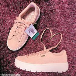 puma suede platform outfit