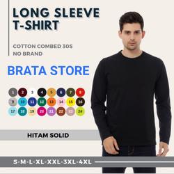 KAOS POLOS BIG / JUMBO SIZE LENGAN PANJANG COMBED 30S XL,XXL,XXXL,4XL