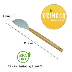Alat Masak Silicone OR-203F Tosca Slotted Spoon - Spatula Tahan Panas