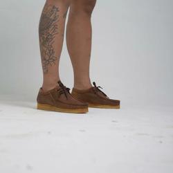 clarks wallabees cool blue