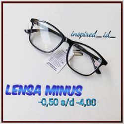 Kacamata Minus -0.50 s/d -4.00 Pria/Wanita