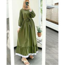 Jual Gamis Polos Renda Model Desain Terbaru Harga December 2021