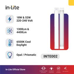 Lampu LED Neon / Tube Light in-Lite Prismatic 52 Watt - Putih - 18 Watt, Prismatic