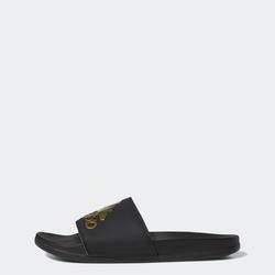 black adidas slides cloudfoam