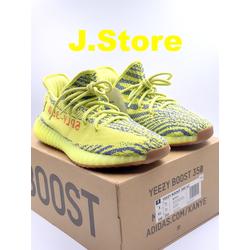 yellow yeezy trainers