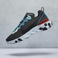 react element 55 anthracite black crimson