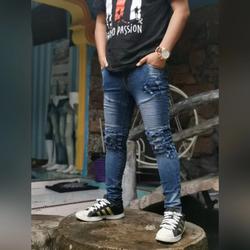 Jual celana jeans pria/ripped jeans 