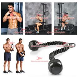 Alomejor Workout Pull Rope Heavy Duty Solid Gym Cable Attachment Triceps Cable Cord Fitness Bodybuilding Ropes Alomejor Workout Pull Rope Heavy Duty Solid Gym Cable Attachment Triceps Cable Cord Fitness Bodybuilding Ropes
