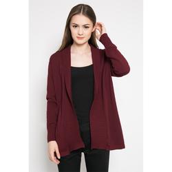Jual Cardigan Maroon Model Desain Terbaru Harga August 2021