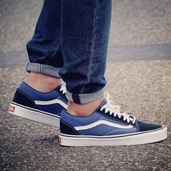vans blue black