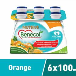 NUTRIVE BENECOL ORANGE 100 ML × 6 PCS MINUMAN PENURUN KOLESTEROL