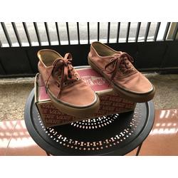 black vans with brown