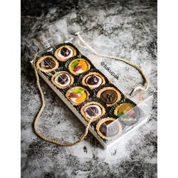 Box Mika + Tali 31x12, Kotak Kue Roll Cake Tart Bolu Gulung (20pcs)