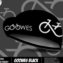 CYCLING CAP GOOWES BLACK (TOPI SEPEDA)