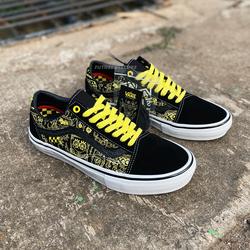 yellow old school vans