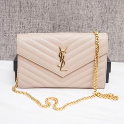 ysl white wallet