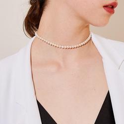 Jual White Pearl Necklace Choker 