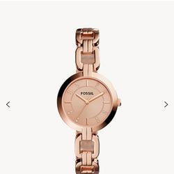Jual FOSSIL WATCH BQ3206 ROSE GOLD 