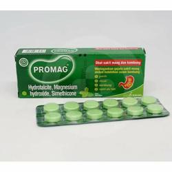 Promag tablet kunyah strip isi 10tablet
