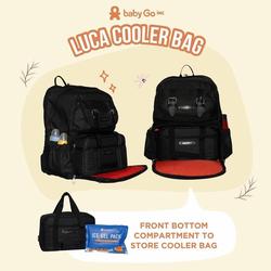 BabyGo Inc Luca Diaper Cooler Bag - Tas Asi Bayi Babygoinc Luca - blue