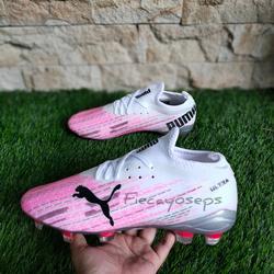 puma pink fluorescent green shoes