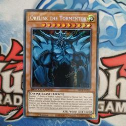Obelisk the Tormentor v3 ORICA SECRET RARE YUGIOH ART, Obelisk the Tormentor v3 ORICA SECRET RARE YUGIOH ART,