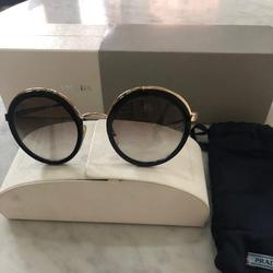 prada round sunglasses