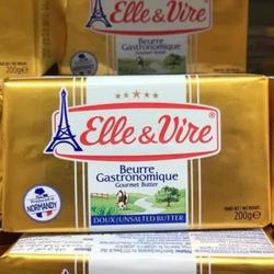 Elle&vire Butter unsalted [ mentega tawar ] 200gr
