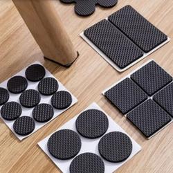 Pads Pelindung Kaki Furniture Pengaman Meja Kursi Anti Slip Gores - BULAT 15 PCS