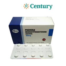 PROVERA 100 MG 1 STRIP ISI 10 TABLET / FERTILITAS / HORMON / KANKER