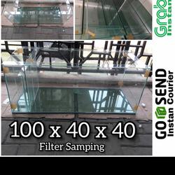 Jual AQUARIUM KACA UKURAN 120x50x50cm FILTER SAMPING 3 CHUMBER KACA ...