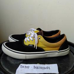 vans orange platform