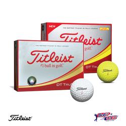 Golf ball bola golf Titleist DT TruSoft Yellow - Kuning, 3 Pcs