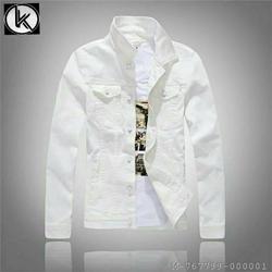 Jual Denim Jacket White di Palembang 