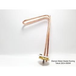 ELEMEN WATER HEATER KUNING TEKUK 20CM 800W